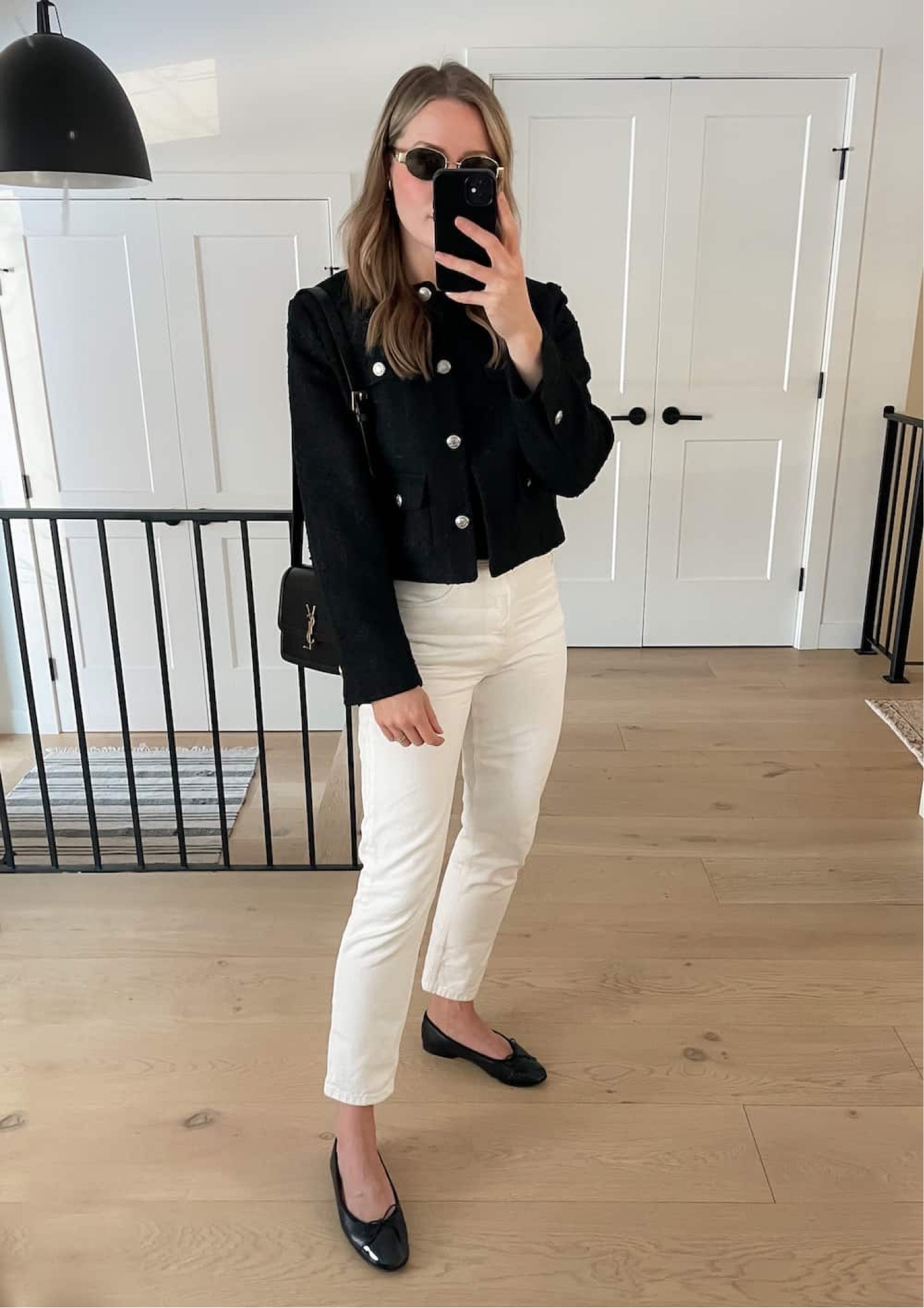 I love a classic pair of black ballet flats paired with light colored pants and a chic accent jacket!

womens outfit ideas, fashion favorites, spring fashion, womens fashion, outfit favorites, spring outfit, capsule wardrobe, nordstrom outfit, chic outfit, trending fashion, spring capsule, spring wardrobe, minimal and effortless fashion

#LTKstyletip #LTKSeasonal