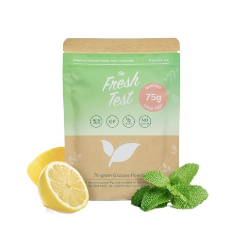 The Fresh Test, 75-gram Powder Drink Mix | Additive-Free, Non-GMO, Organic Ingredients | Mint Lemonade | Amazon (US)