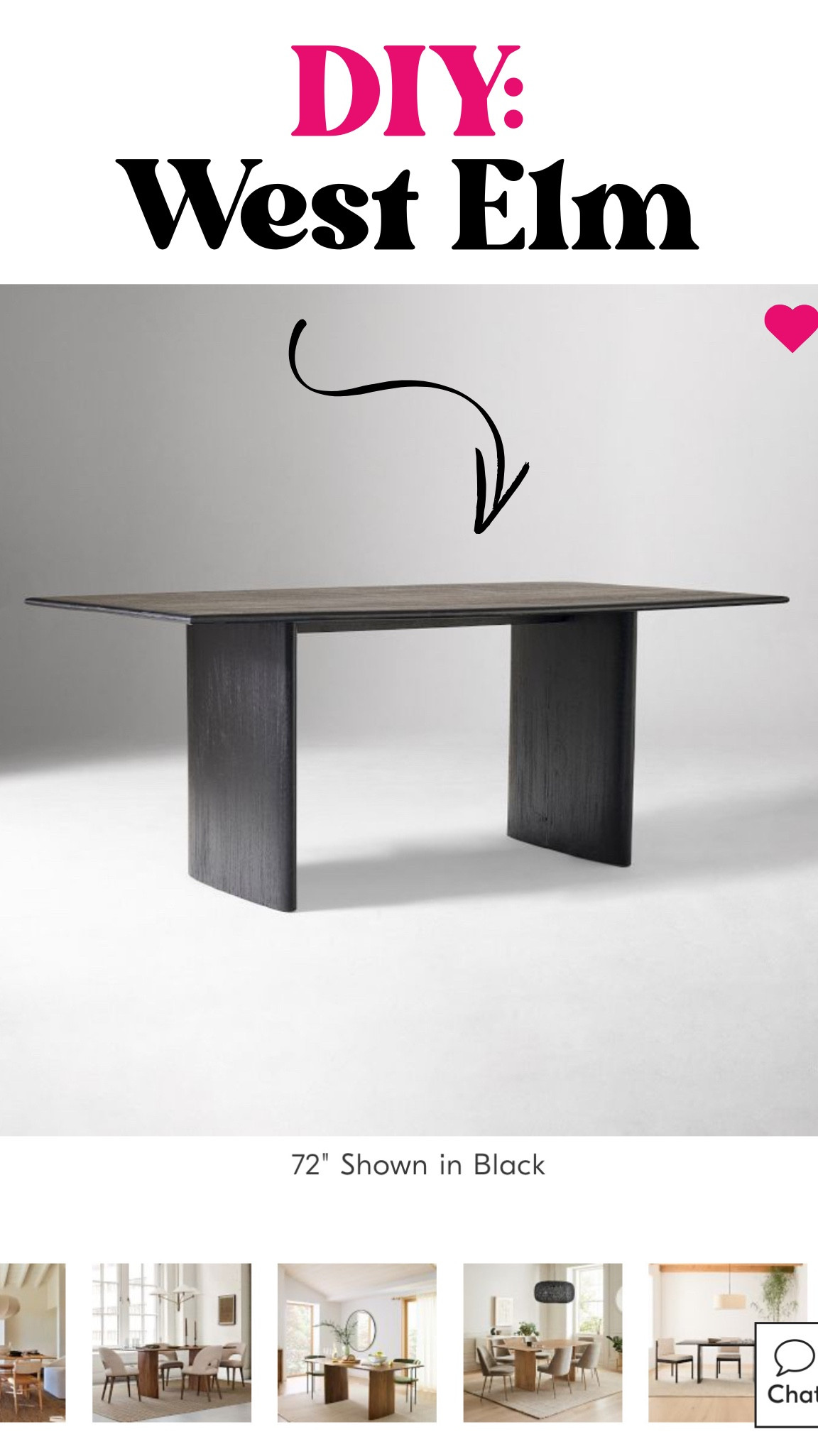 We were originally eyeing a black West Elm dining table, but it was out of stock—so we got creative. We the exact same one on Facebook Marketplace that had already been sanded down (showroom sample score!) and decided to stain it black ourselves. Now it looks just like the one we wanted, and we love how it turned out. A little DIY goes a long way! 

#LTKHome