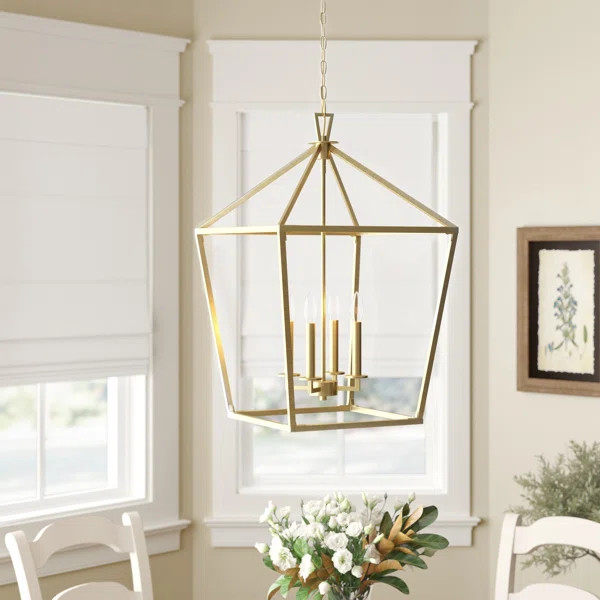 Israel 4 - Light Lantern Geometric Chandelier | Wayfair North America