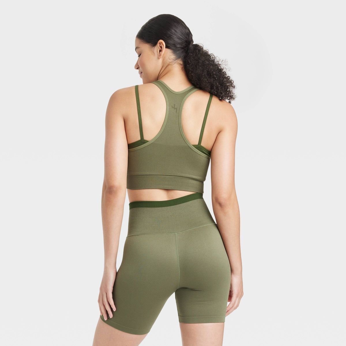 Women's Seamless Double Layer High Neck Bra - JoyLab™ | Target
