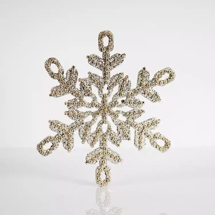 New! Bejeweled Snowflake Ornament, 8 in. | Kirkland's Home