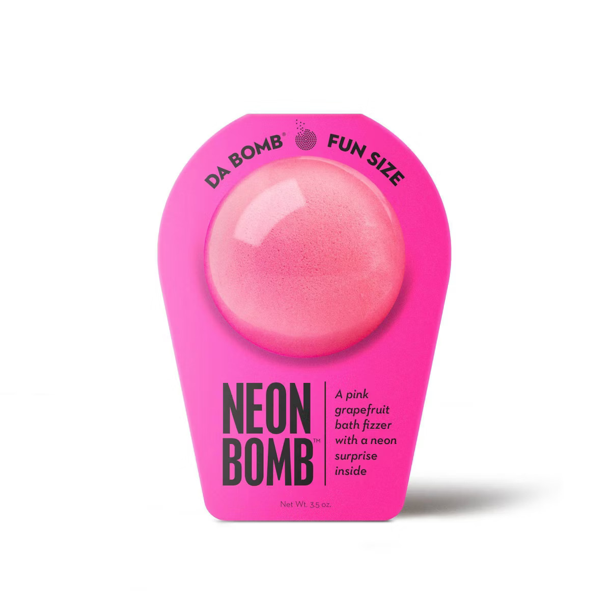 Da Bomb Bath Fizzers Neon Pink Grapefruit Bath Bomb - 3.5oz | Target