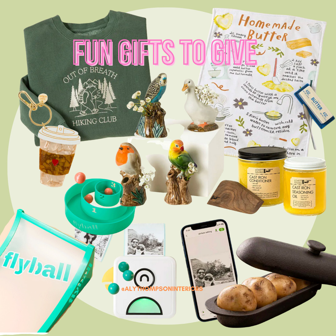 Fun Gifts to Give | uncommon Goods | Photo Printer | Coffee Keychain | Potato Cooker | Bird Statues | Butter Towel | Cast Iron Seasoning | Summer Games | Beach Game 

 #LTKSeasonal #LTKActive #LTKHome