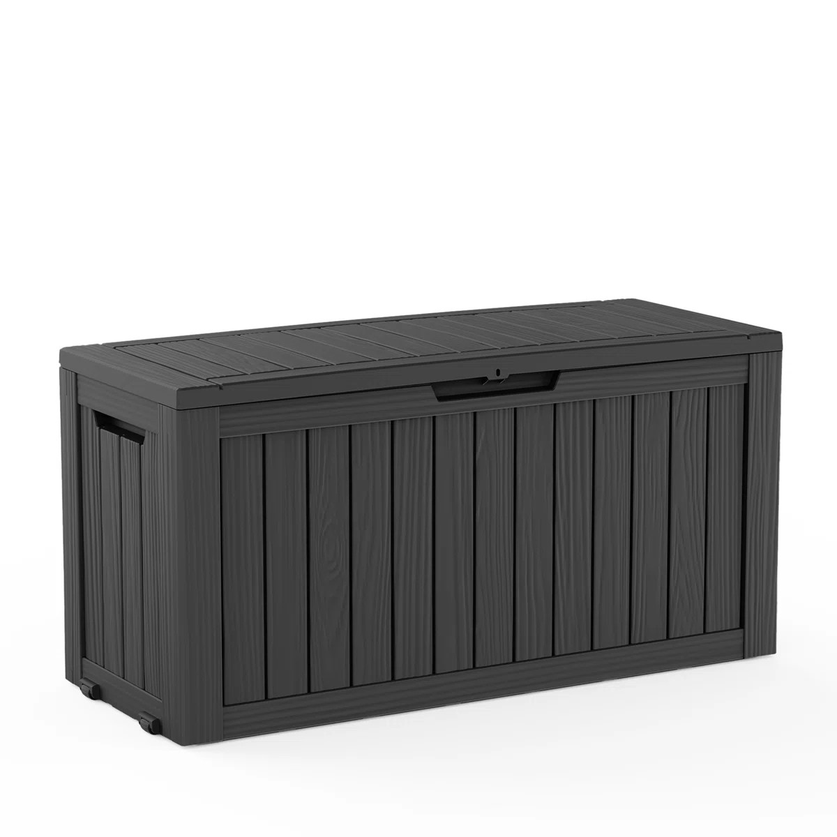 Emperic Design 43.3'' W 72 Gallon Water Resistant Resin Lockable Deck Box | Wayfair North America