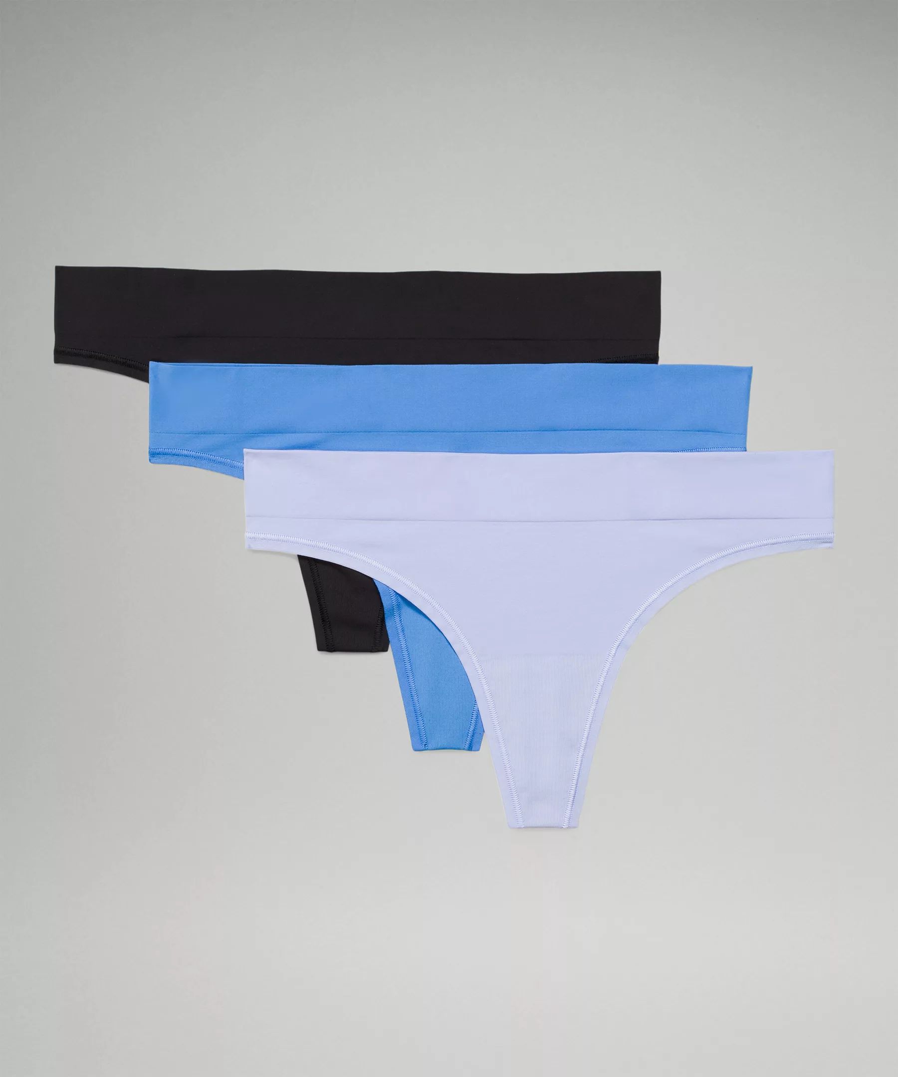 Seamless Mid-Rise Thong Underwear 3 Pack | Lululemon (US)