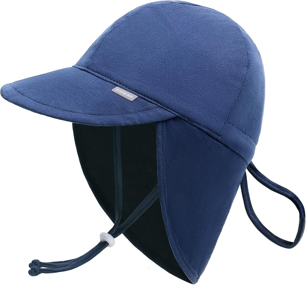 Duoyeree UPF 50+ Baby Sun Hat with Ear and Neck Protection - Toddler Beach Hat for Boys & Girls -... | Amazon (US)