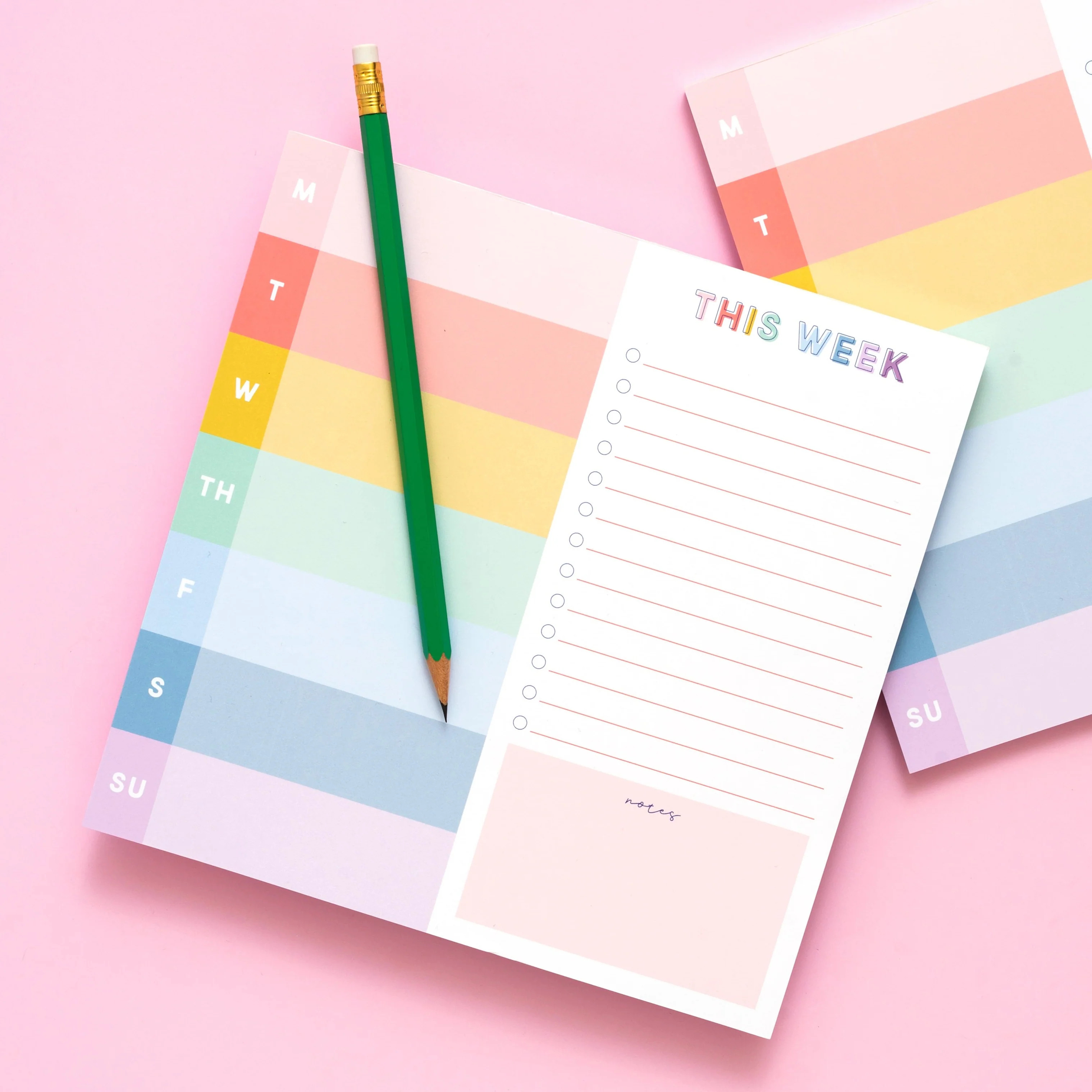 Spring Scallop Weekly Notepad | Joy Creative Shop