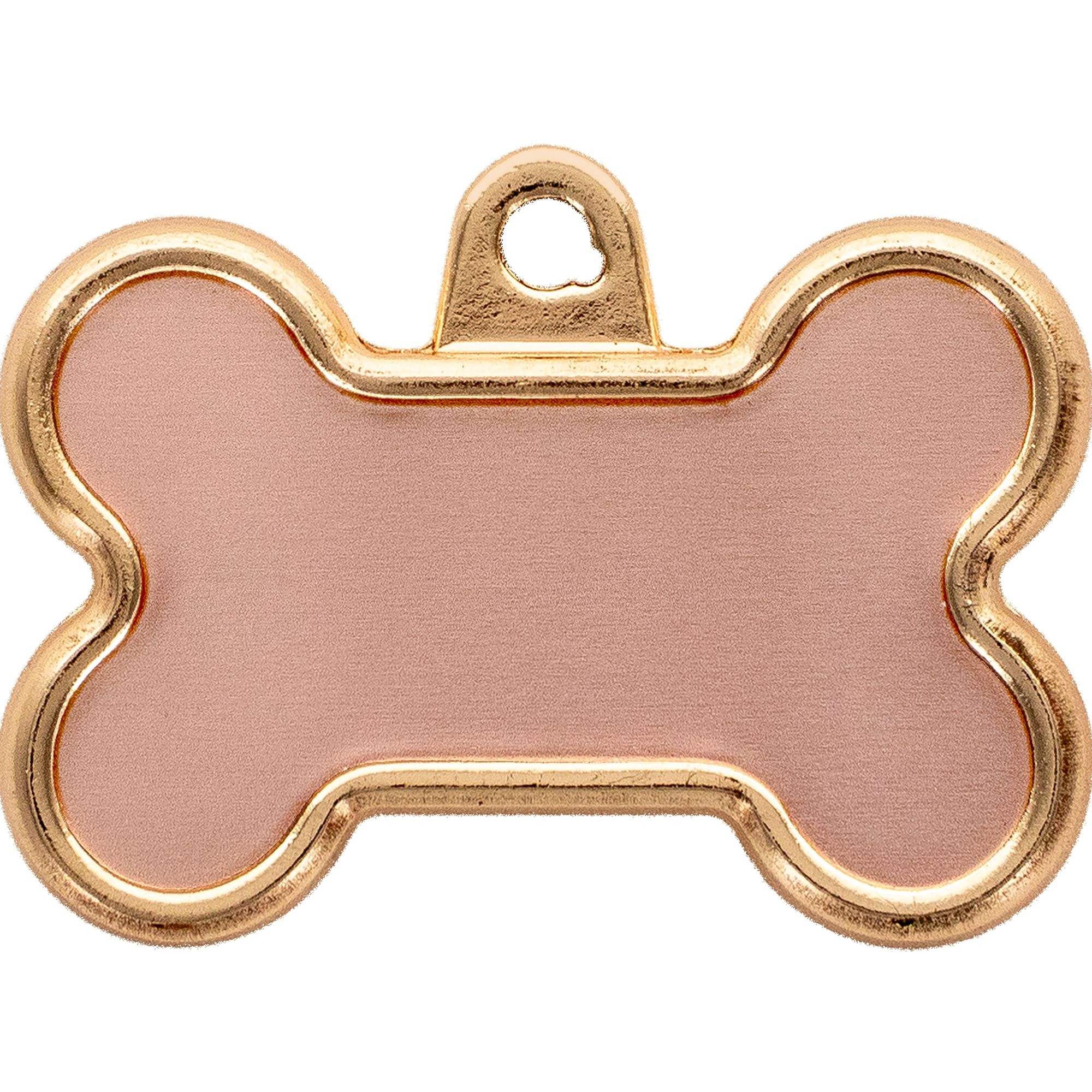 TagWorks® Bone Shaped Dog Tag, Custom Pet Tag, Personalized Tag, Premium Tag, Rose Gold, Large | PetSmart
