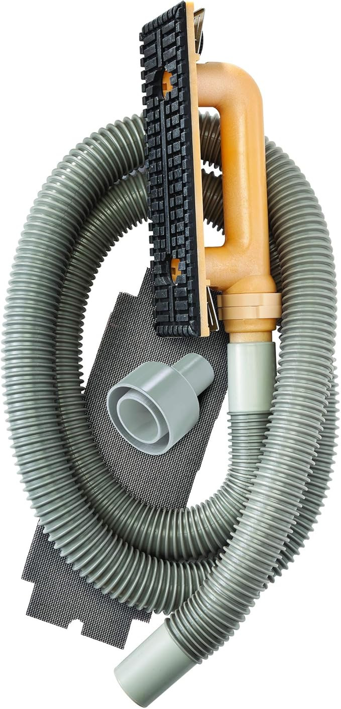 Hyde Tools 09165 Dust-Free Drywall Vacuum Hand Sander with 6-Foot Hose | Amazon (US)