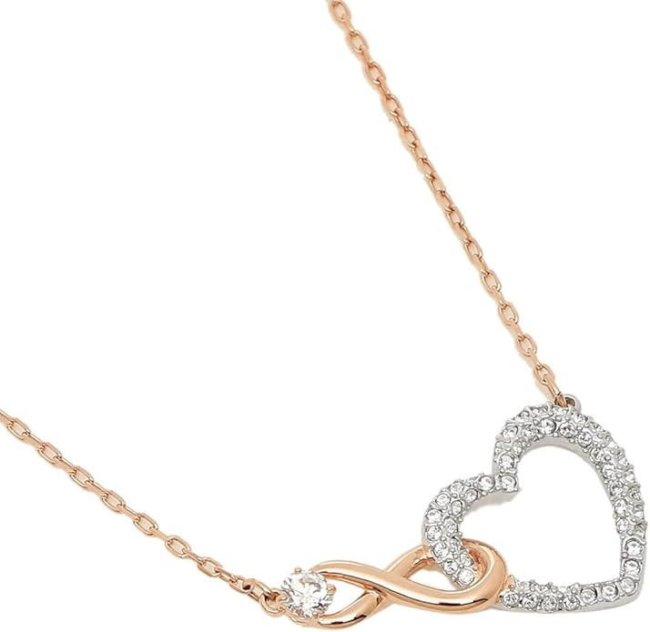 Swarovski Women's Necklace Accessories 5518865 Rose Gold Silver | Amazon (US)