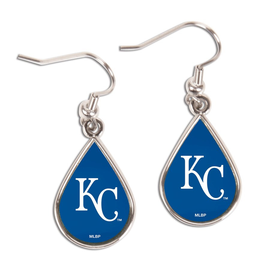 Kansas City Royals WinCraft Tear Drop Dangle Earrings | Fanatics