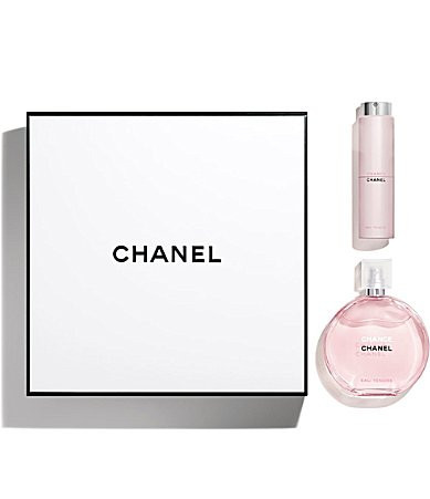 CHANEL CHANCE EAU TENDRE 3.4 OZ. EAU DE TOILETTE TWIST AND SPRAY SET | Dillard's