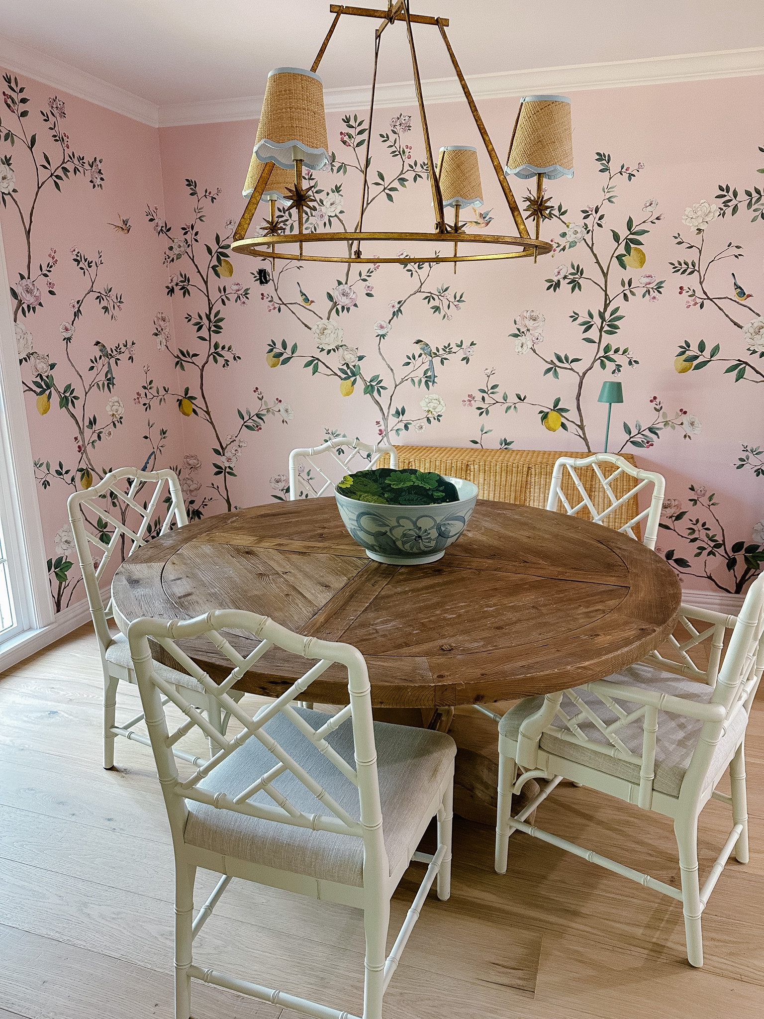 My dining room wallpaper is an extra 50% off today! Chinoiserie wallpaper. 