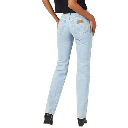 Wrangler Women s Light Wash Slim Fit Cowboy Cut Jeans Light Wash 3W x 32L | Walmart (US)