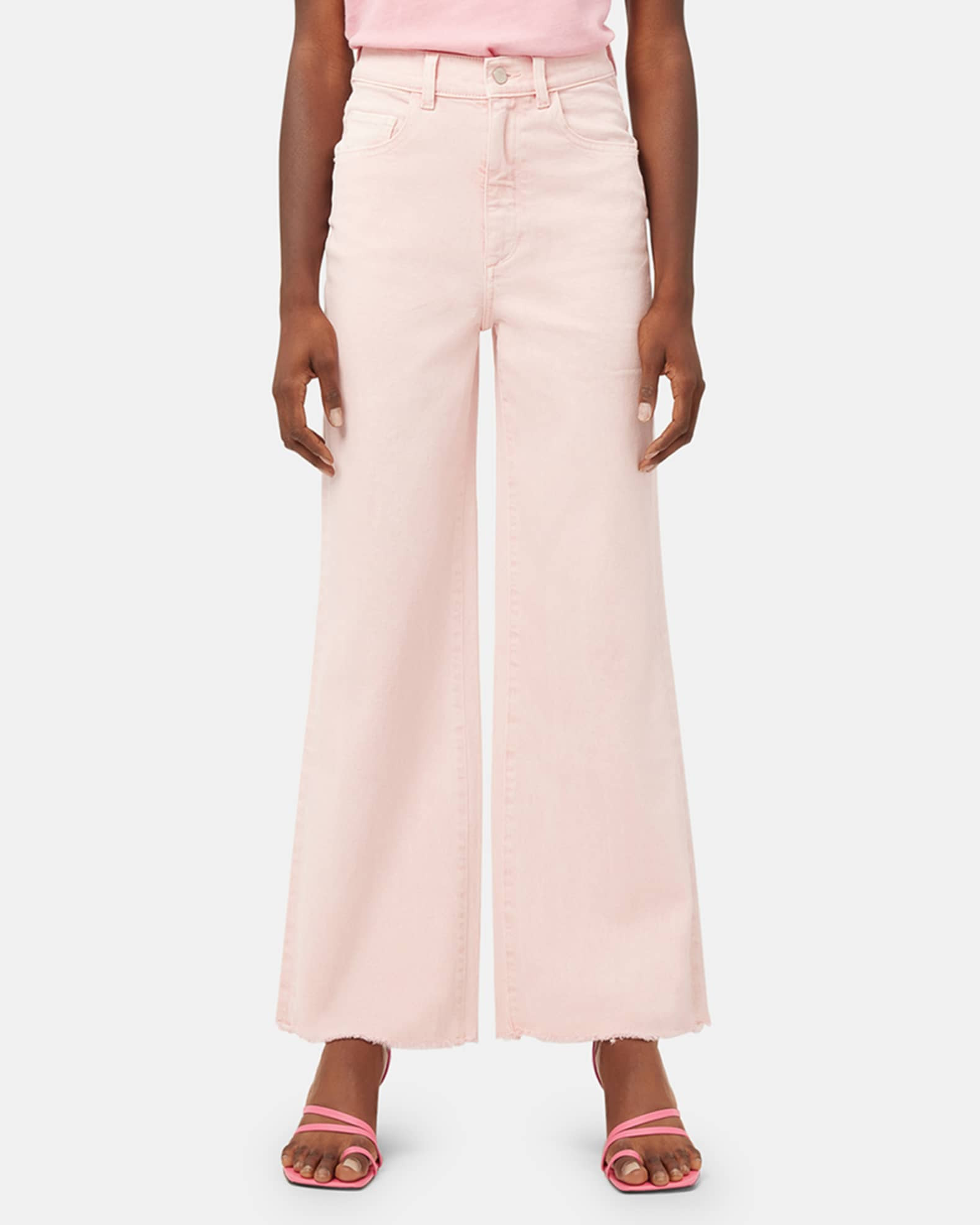 Hepburn Wide-Leg High Rise Vintage Jeans | Neiman Marcus