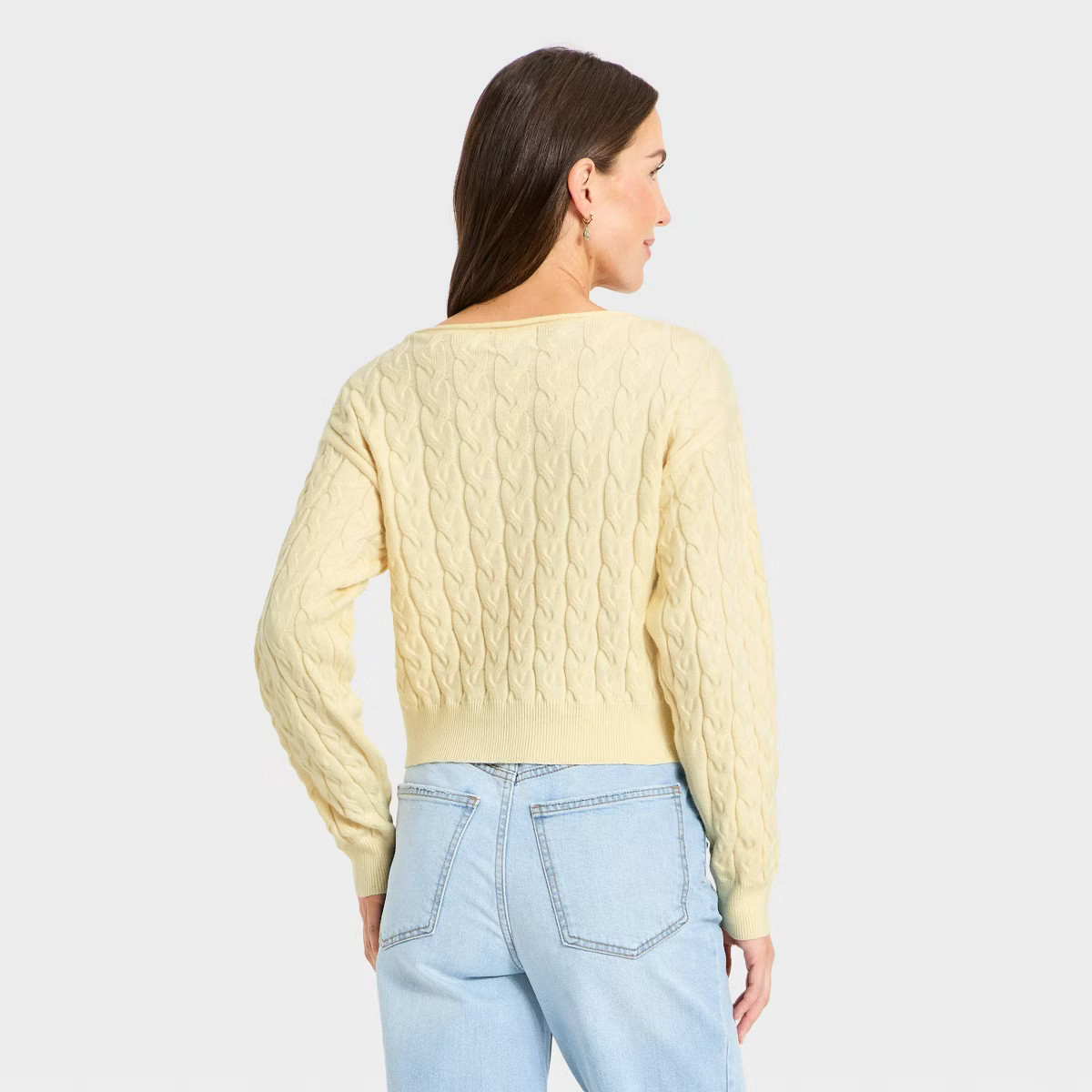 Women's Cozy Wide Crewneck Love Pullover Sweater - Universal Thread™ | Target