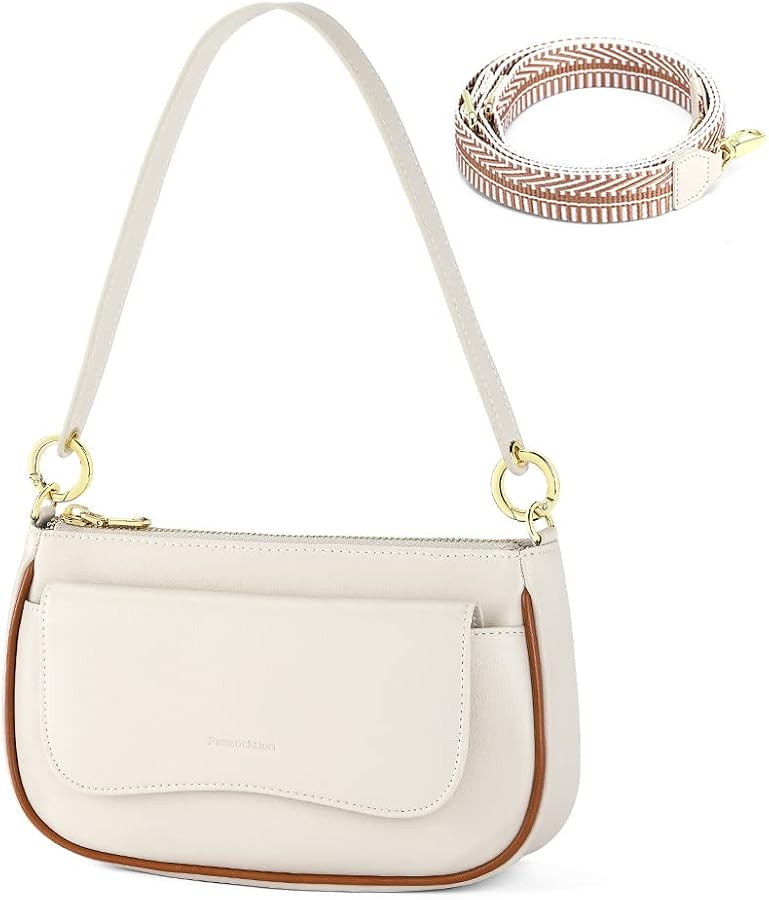 Small Shoulder Bag for Women, Mini Clutch Purse Tote Handbag Zipper Closure Crossbody Hobo Bag Y2... | Amazon (CA)