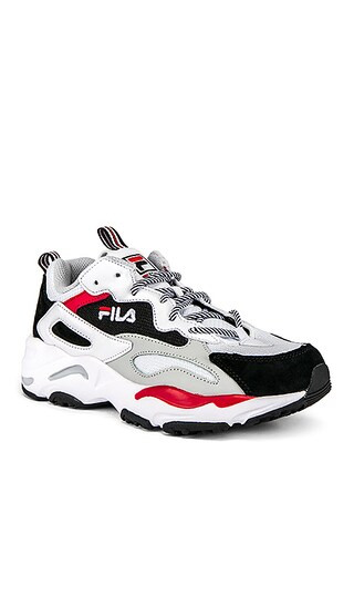 Ray Tracer Sneaker in White, Black & Red | Revolve Clothing (Global)