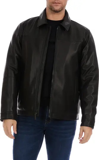 Perry Ellis Classic Leather Jacket | Nordstromrack | Nordstrom Rack