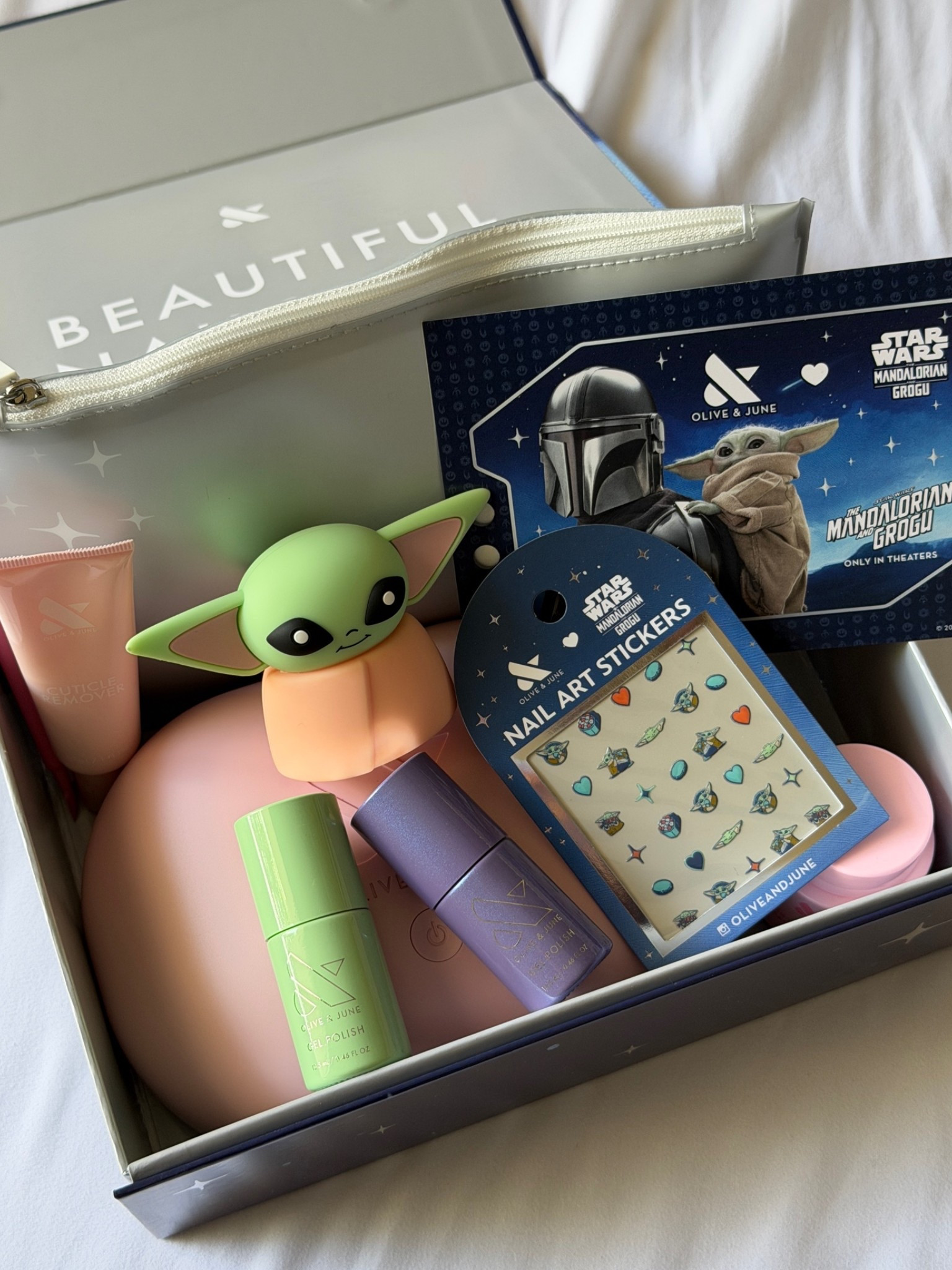 The Mandalorian and Grogu collection from Olive & June is available now! #gifted 

So excited to celebrate the new film with the cutest nails in the galaxy! 🤍💫🌌

#disney #starwars #starwarsstyle #starwarsfan #starwarsgirl #grogu #themandalorian #nails #nailtools #nailkit #beauty #beautyessentials #nailart #gelnails

#LTKselfcare #LTKSeasonal #LTKBeauty