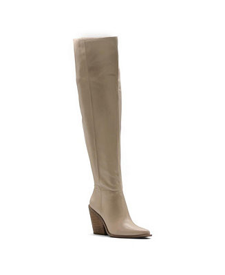 Charles by Charles DavidWomens Wrecker Over the Knee Boot Chunky High Heel | Macy's