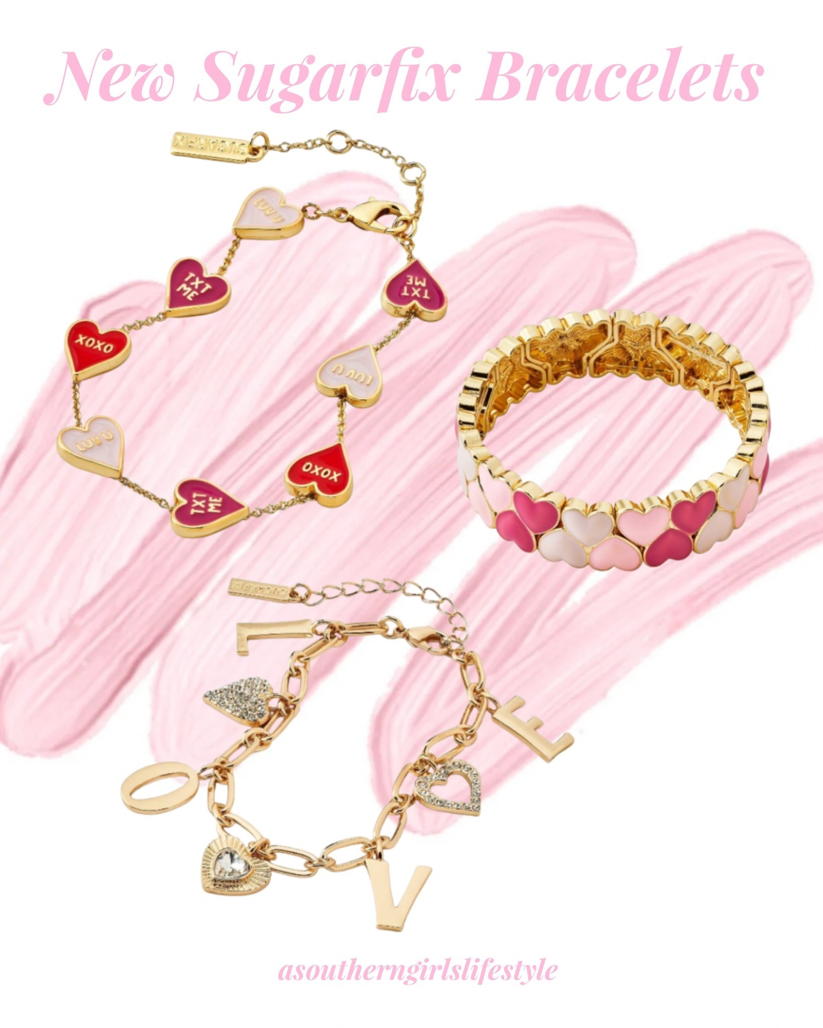 New Sugarfix Valentine’s Day Bracelets at Target 😍

Conversation Heart Bracelet, Stacked Heart Pink Stretch Bracelet & Love Charm Bracelet 

Women’s Jewelry. Holiday Jewelry. 

#LTKFindsUnder50 #LTKSeasonal #LTKPetite
