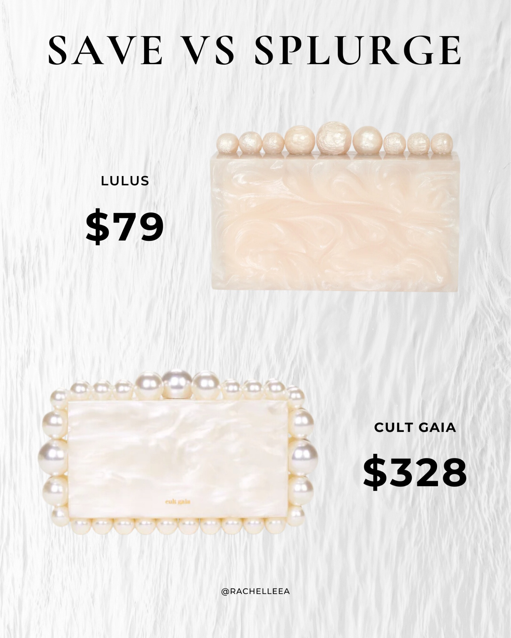 Save vs Splurge - Cult Gaia clutch dupe! 

#LTKFind #LTKunder100 #LTKitbag