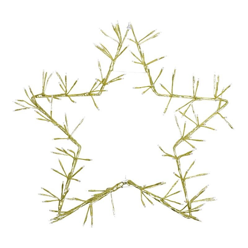 Crosby St 150-Lumens LED Gold Star, 24" | At Home