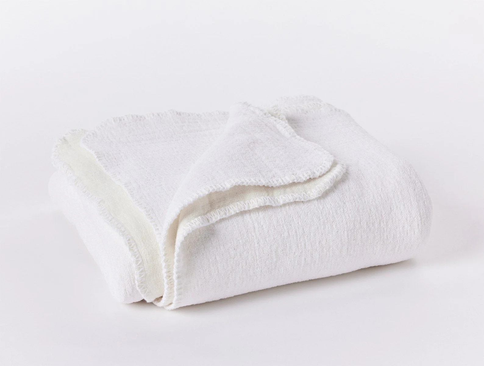 Cozy Cotton Organic Baby Blanket Alpine White | Coyuchi | Coyuchi
