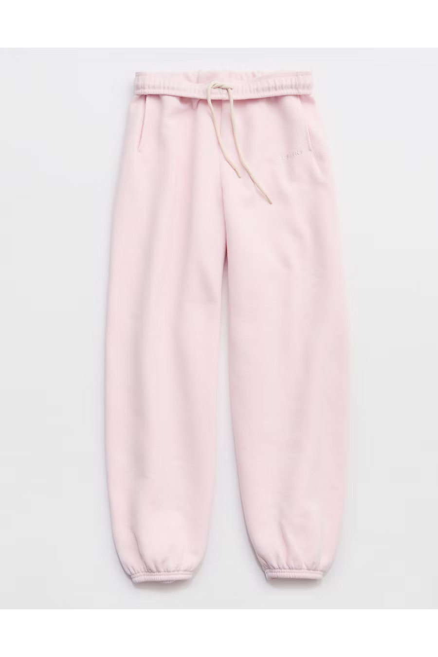 OFFLINE By Aerie Cloud Fleece Baggy Jogger Women's Pink Petal XXS | American Eagle Outfitters (US & CA)