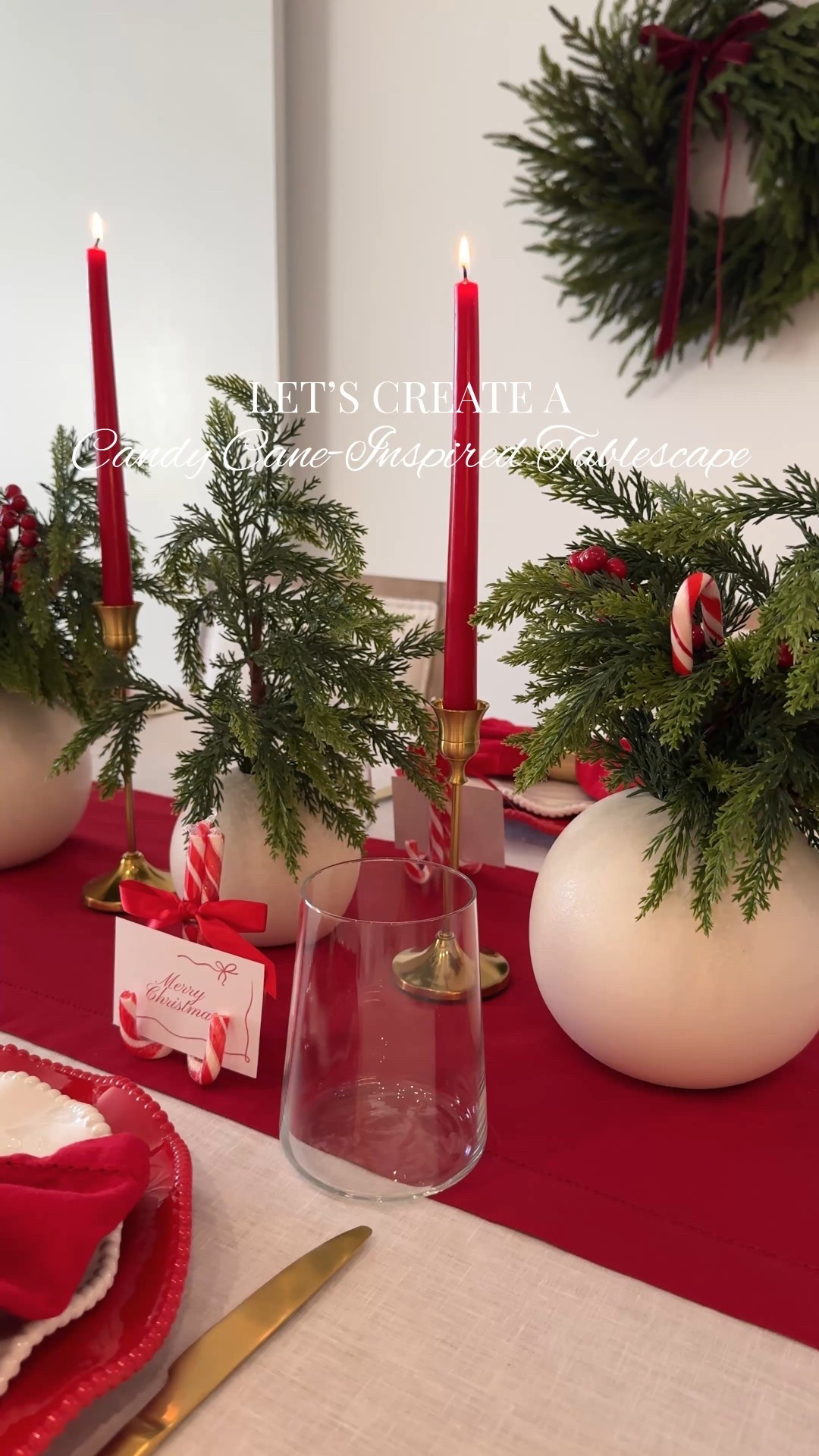 Candy Cane- Inspired Christmas Tablescape 🌲🍬

#LTKSeasonal #LTKHome #LTKHoliday