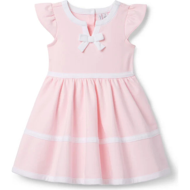 Janie and Jack | Bow Ponte Dress (Multicolor, Size 12Y) | Maisonette | Maisonette