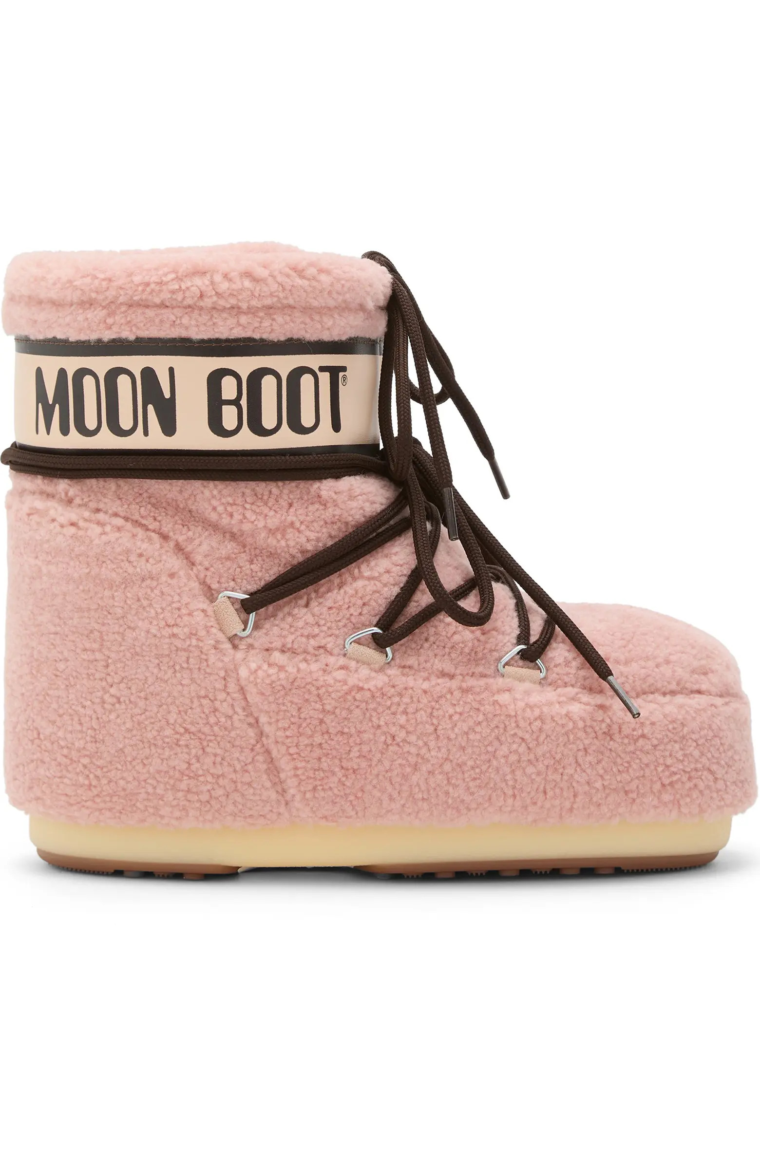 Moon Boot® Icon High Pile Fleece Low Boot (Women) | Nordstrom | Nordstrom
