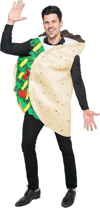 Spooktacular Creations Taco Costume Adult Deluxe Set for Halloween Dress Up Party | Amazon (US)