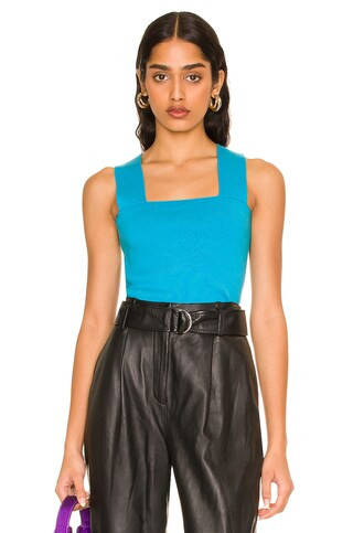 Wide Strap Square Neck Tank
                    
                    525 | Revolve Clothing (Global)