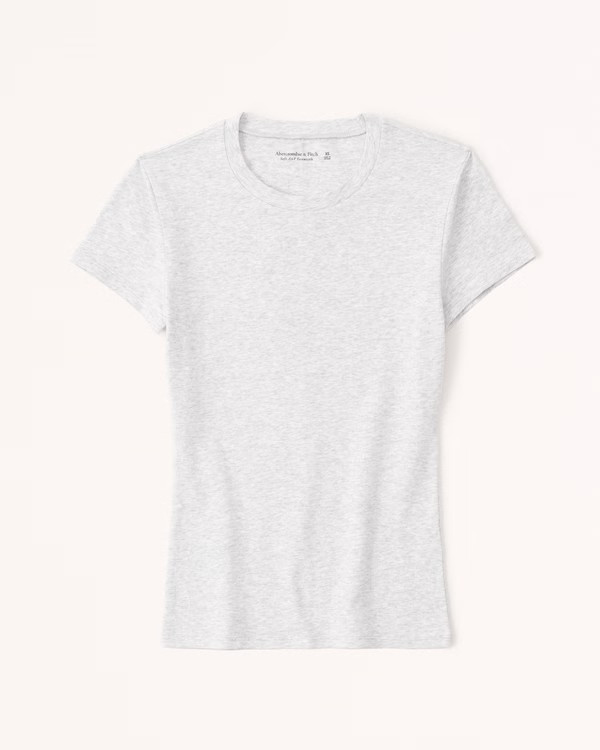 Women's Essential Tuckable Baby Tee | Women's Tops | Abercrombie.com | Abercrombie & Fitch (US)