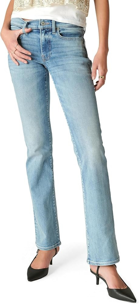 Lucky Brand Womens Mid Rise Sweet Bootcut Jean | Amazon (US)