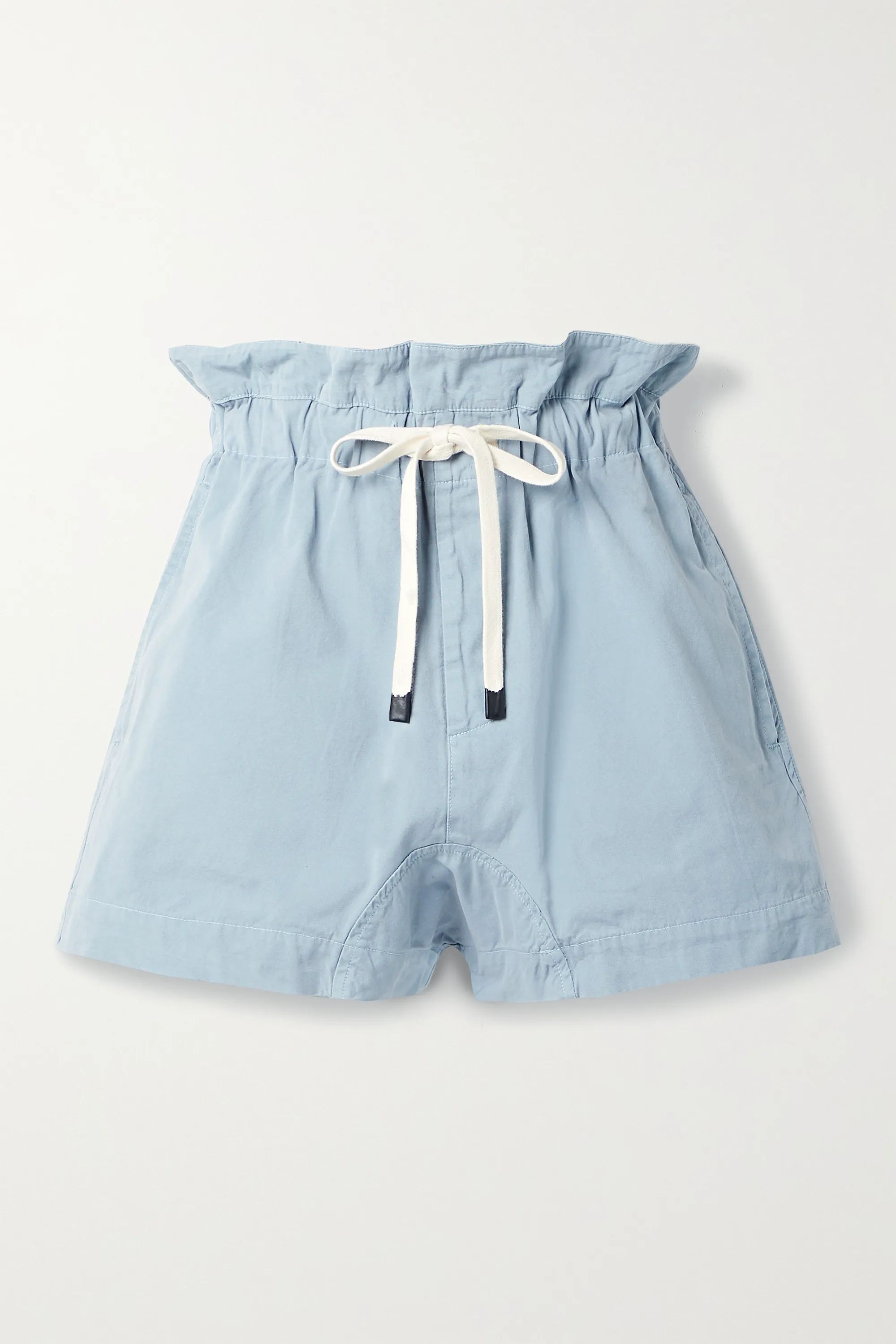 Light blue Cotton shorts | Bassike | NET-A-PORTER | NET-A-PORTER (UK & EU)