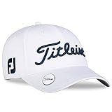 Titleist - Women's Tour Performance Ball Marker Golf Hat - White/Navy | Amazon (US)