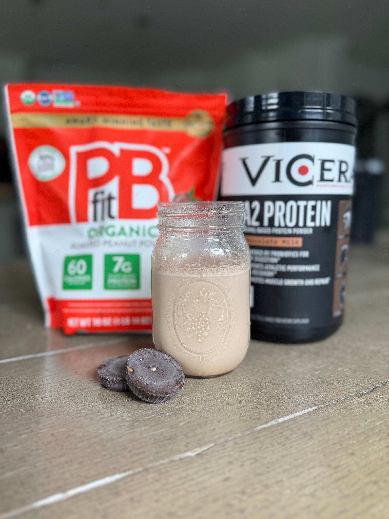 Healthy Reese's Shake Vibes 🥜🍫
This combo tastes exactly like a peanut butter cup, but it's packed with clean protein and low in sugar
* What's inside:
• 1 scoop ViCera A2 Protein (Chocolate Milk)
• 1 tbsp PBfit Organic Peanut Butter Powder
• 8 oz A2 Milk
• Ice + blend!
It's smooth, creamy, and seriously dessert-worthy, without the guilt.
Perfect post-workout or midafternoon pick-me-up!

#LTKSaleAlert #LTKActive
