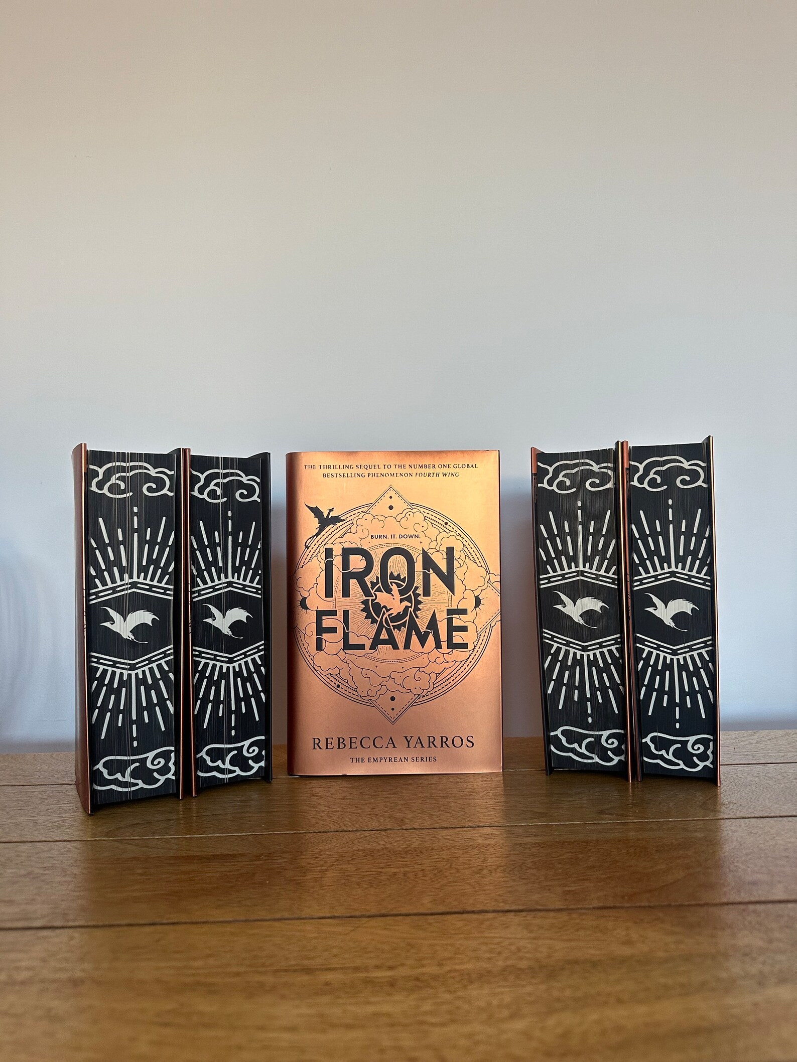 Iron Flame Rebecca Yarros Fourth Wing Sprayed Edges - Etsy | Etsy (US)