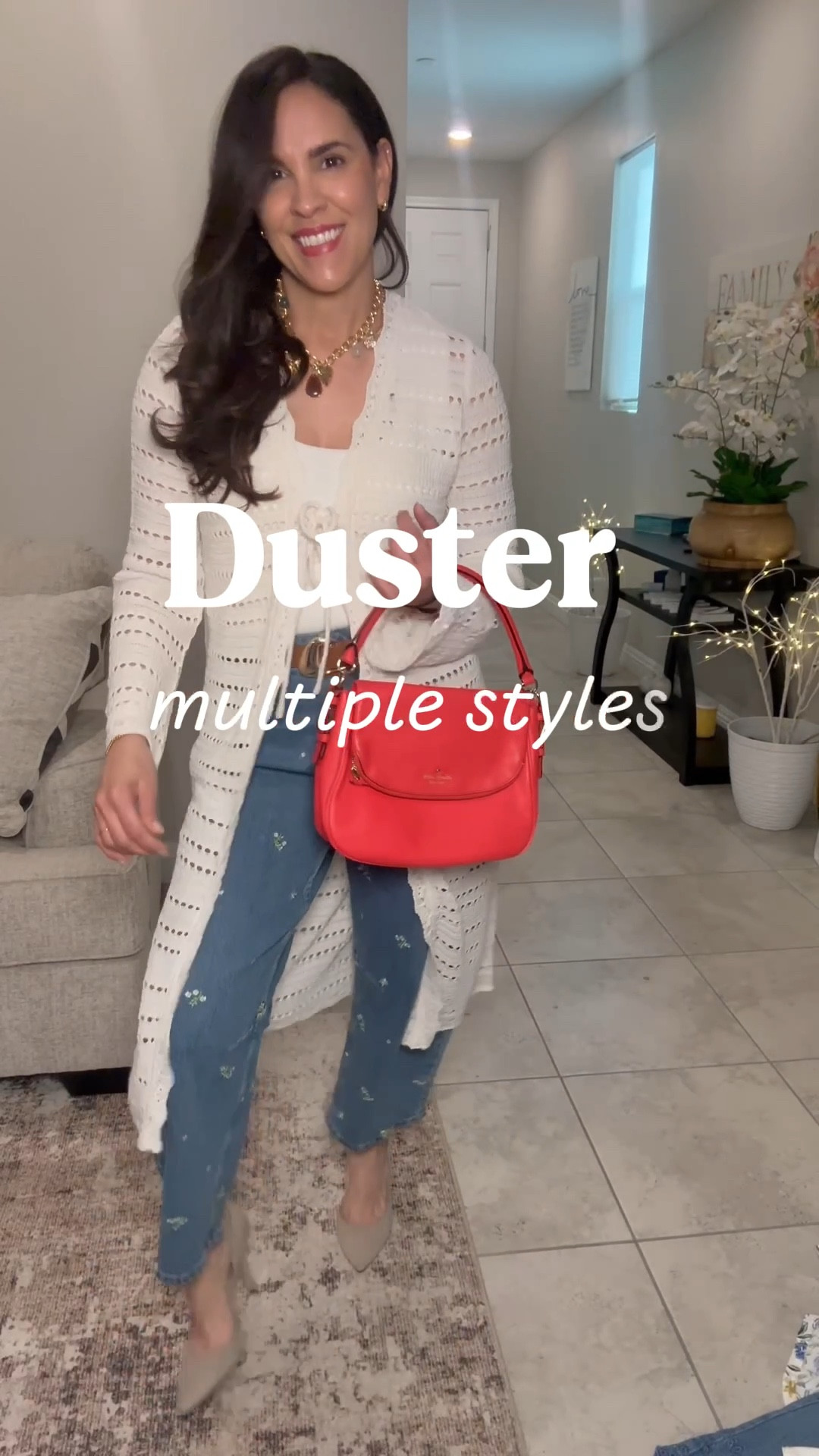 Walmart duster styled for multiple occasions @walmart
