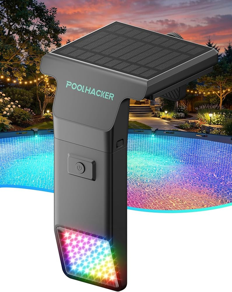 Solar Pool Lights for Inground & Above Ground Pool, 10-Color 4-Mode LED Pool Lights, Underwater S... | Amazon (US)