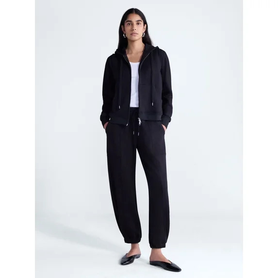 Scoop Women's and Plus Scubaknit Barrel Pants, Regular, Short Lengths, Sizes SX-4X | Walmart (US)