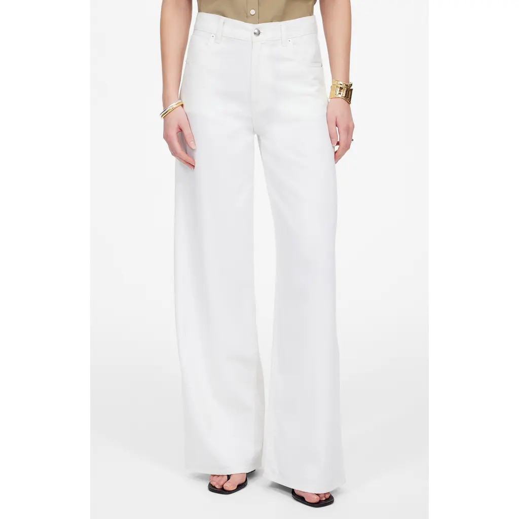 Madewell Airy Denim Superwide Leg Jeans in Tile White at Nordstrom Rack, Size 29 | Nordstrom Rack