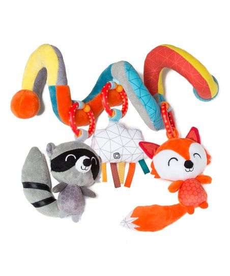 Orange Multicolor Woodland Animal Activity Spiral Toy | Zulily