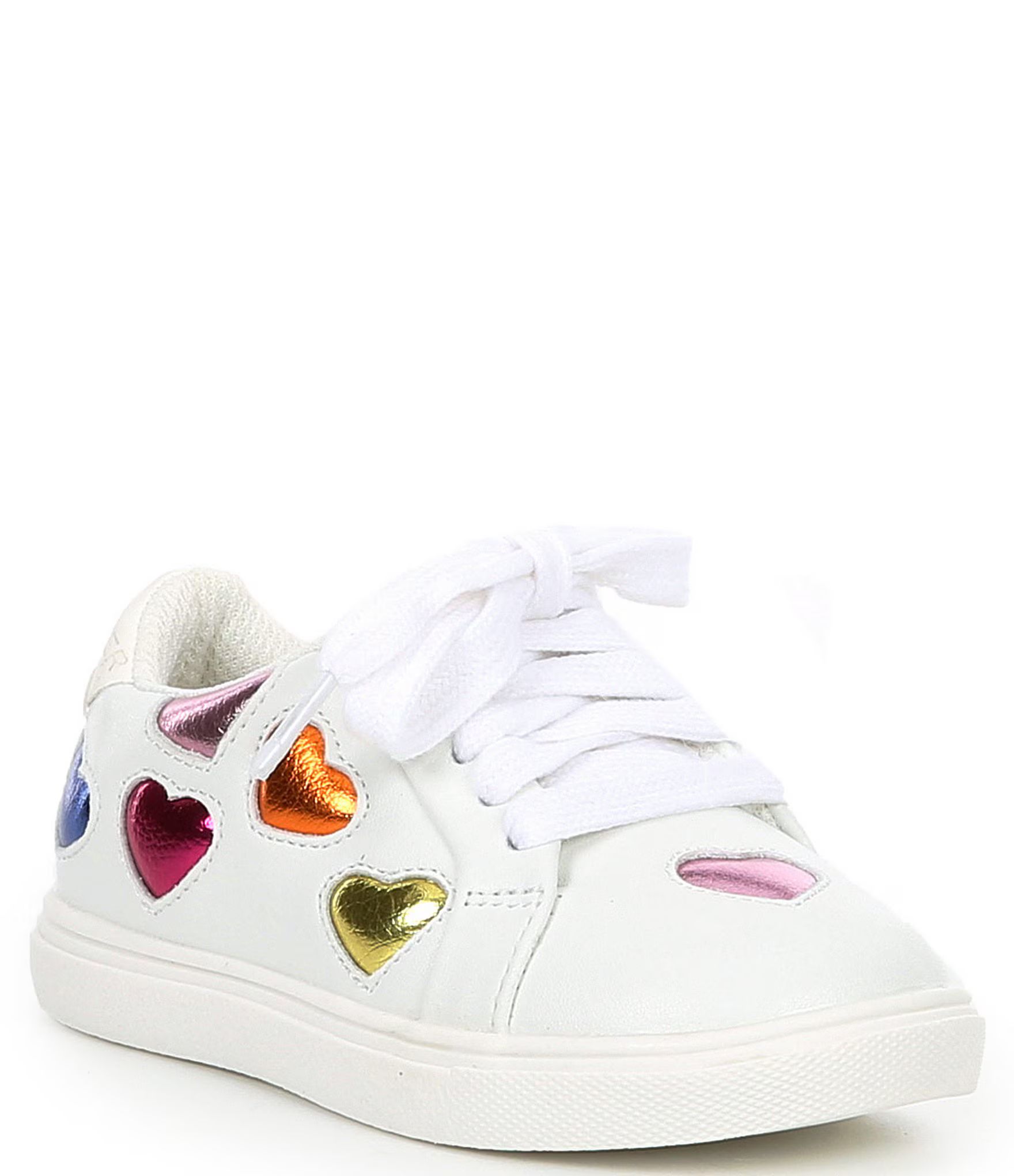 Girls' Mini Love Leather Lace-Up Sneakers (Toddler) | Dillard's