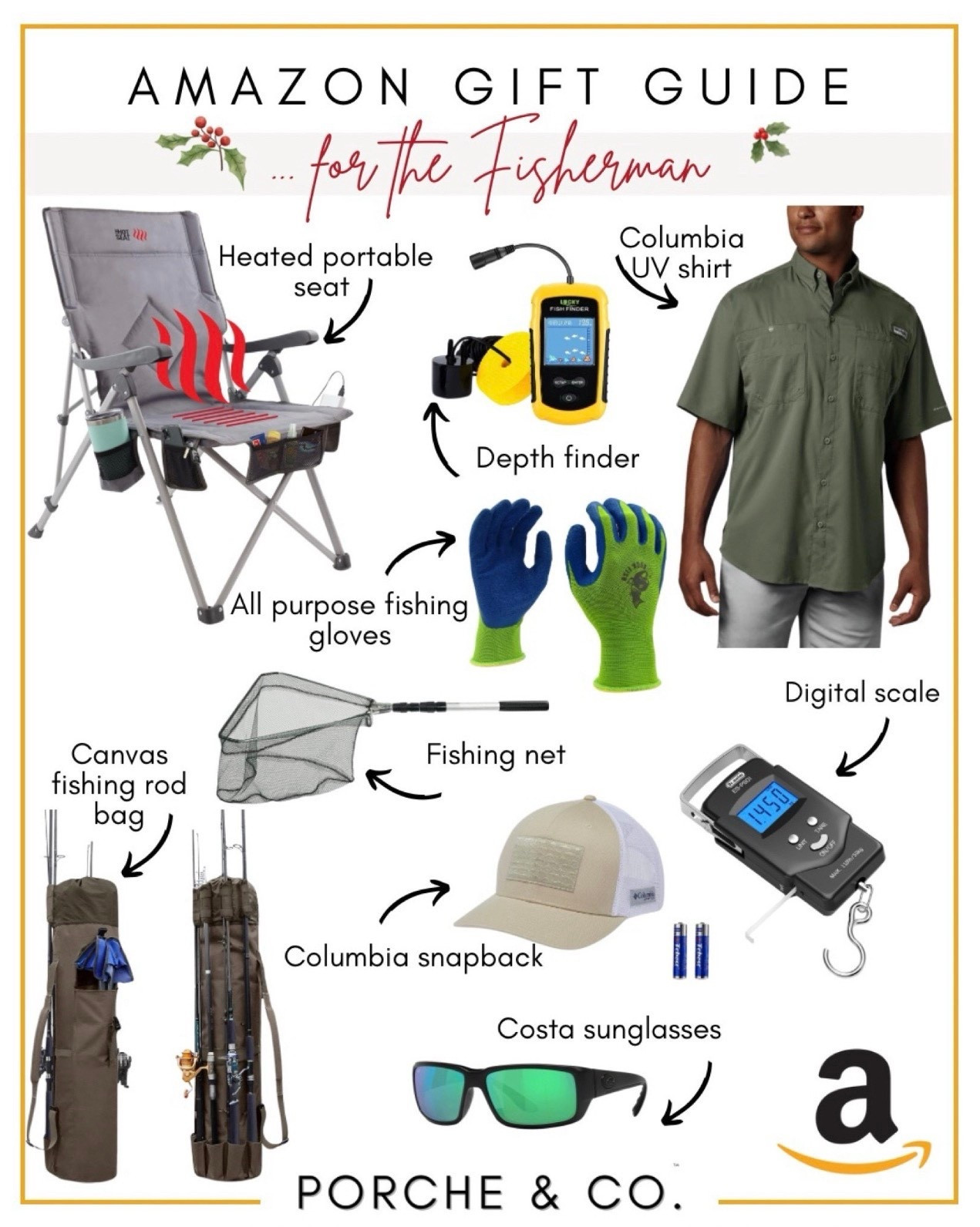 If you’re shopping for the fisherman in your life 🎣✨ this Amazon Gift Guide has all the gear he’ll be excited to unwrap — practical, rugged, and perfect for every fishing trip.
From the coziest heated seat to must-have tools, apparel, and accessories, these gifts make long days by the water even better. ✔️💙

🎣 WHAT’S INCLUDED:
• Heated portable seat
• Columbia UV shirt
• Depth finder
• All-purpose fishing gloves
• Fishing net
• Digital scale
• Canvas fishing rod bag
• Columbia snapback
• Costa sunglasses

#AmazonGiftGuide #FishermanGifts #FishingGiftGuide #HeatedPortableSeat #DepthFinder #ColumbiaUVShirt #FishingGloves #FishingNet #DigitalScale #FishingRodBag #ColumbiaHat #CostaSunglasses #OutdoorGiftGuide #AmazonFinds #HolidayGiftGuide #LTKHoliday #LTKGiftGuide #PorcheAndCo


#LTKGiftGuide #LTKCyberWeek #LTKMens