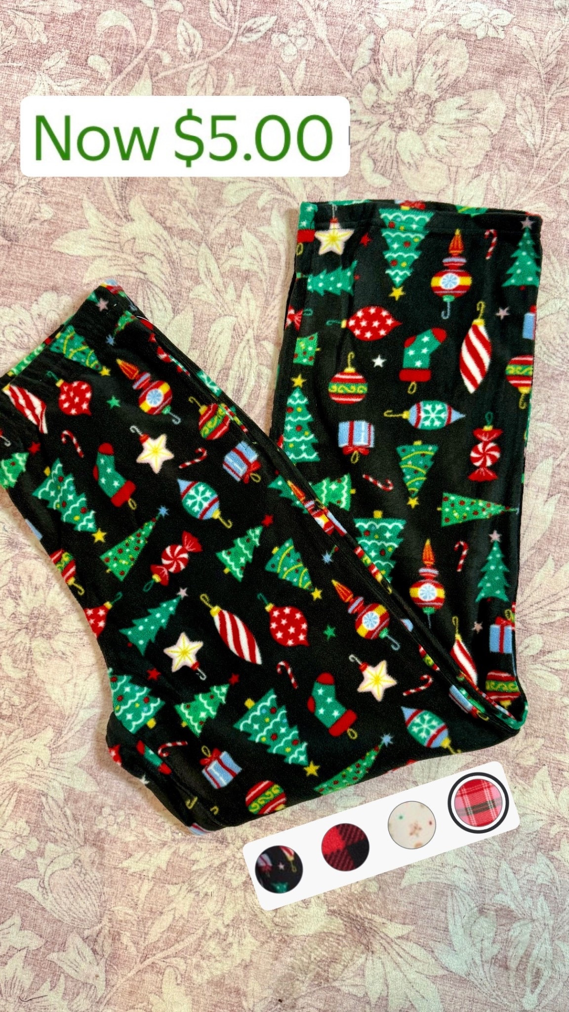 $5 ladies pajama pants deal - they have pockets and feel like fleece. Sizes S-3X.

Walmart Black Friday deals, Christmas pajamas, Walmart deals, Walmart finds, Walmart style, Walmart fashion 

#LTKHoliday #LTKSaleAlert #LTKCyberWeek